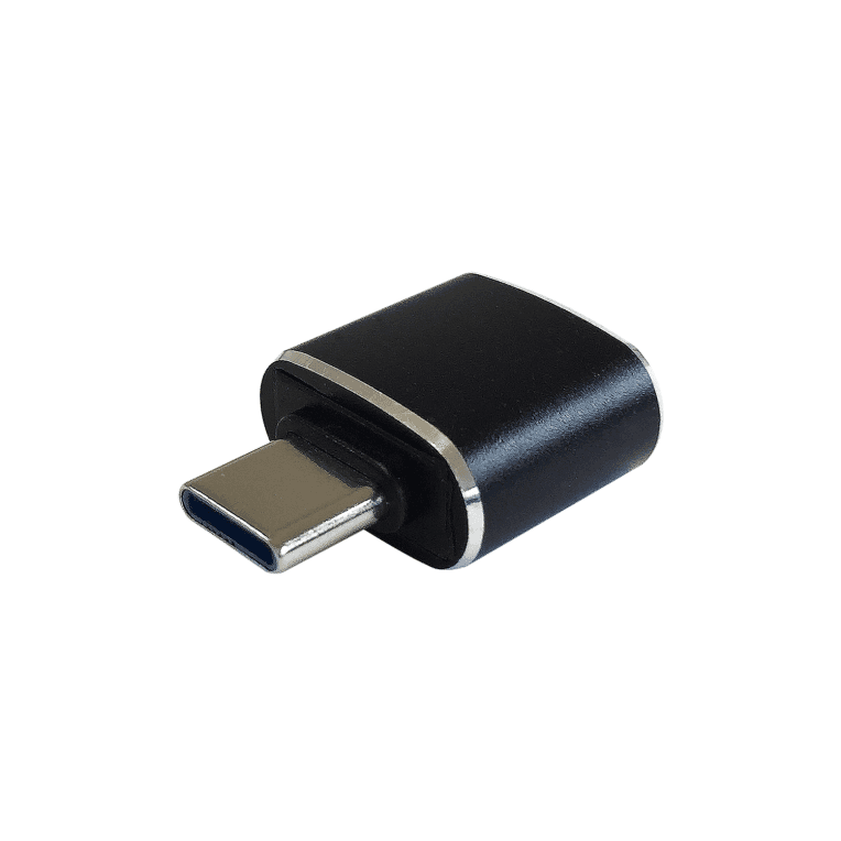 Adaptador Aisens Mini USB 3.1 Gen2 3A Tipo USB-C M-A H Negro — imagen 1