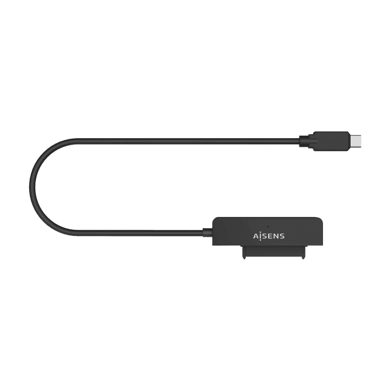 Adaptador Aisens SATA A USB-C USB 3.0/3.1 Gen1 Discos 2.5 Negro — imagen 1