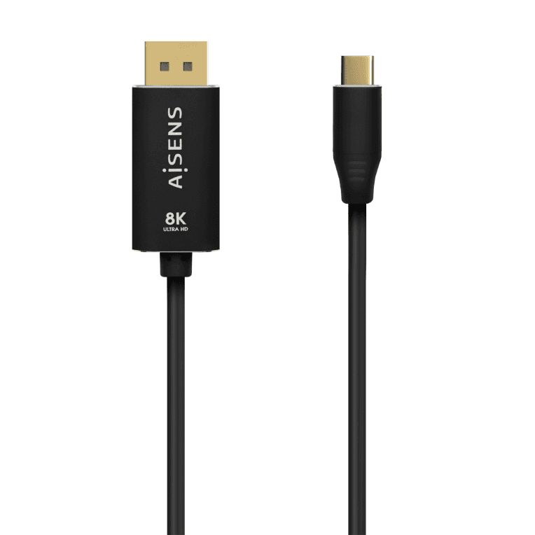 Adaptador Aisens USB-C a DisplayPort 8K60Hz Aluminio 1.8m — imagen 1