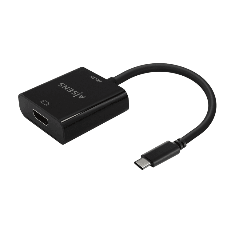 Adaptador Aisens USB-C a HDMI 4K30Hz USB-C M-HDMI H Negro 15cm — imagen 1