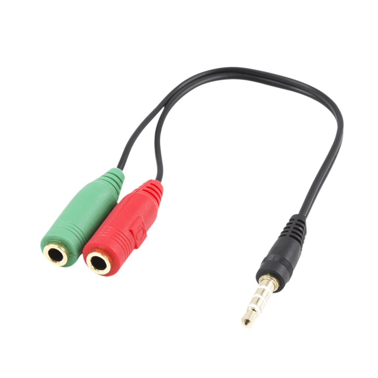 Adaptador de Audio Ewent Jack 3.5 Macho a 2 Jack 3.5 Hembra 0,15m — imagen 1