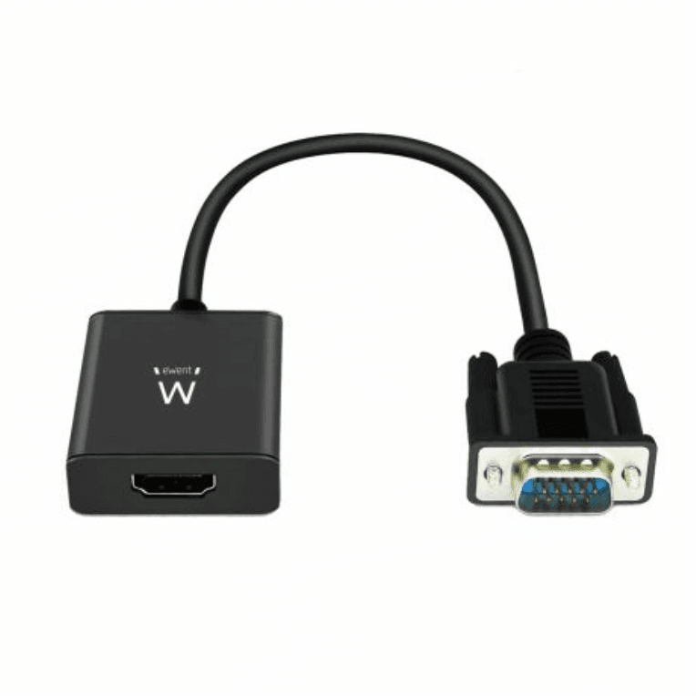Adaptador Ewent EW9866 Cable Convertidor VGA a HDMI con Audio 0.20m — imagen 1