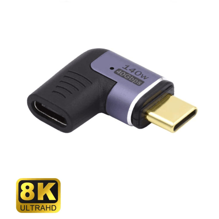 Adaptador Ewent Usb-C Macho-Hembra Magnetico Pd140W Purpura — imagen 1