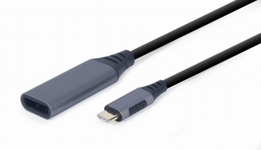 Adaptador Gembird A-USB3C-DPF-01 USB-C a DisplayPort Macho Gris Espacial — imagen 1