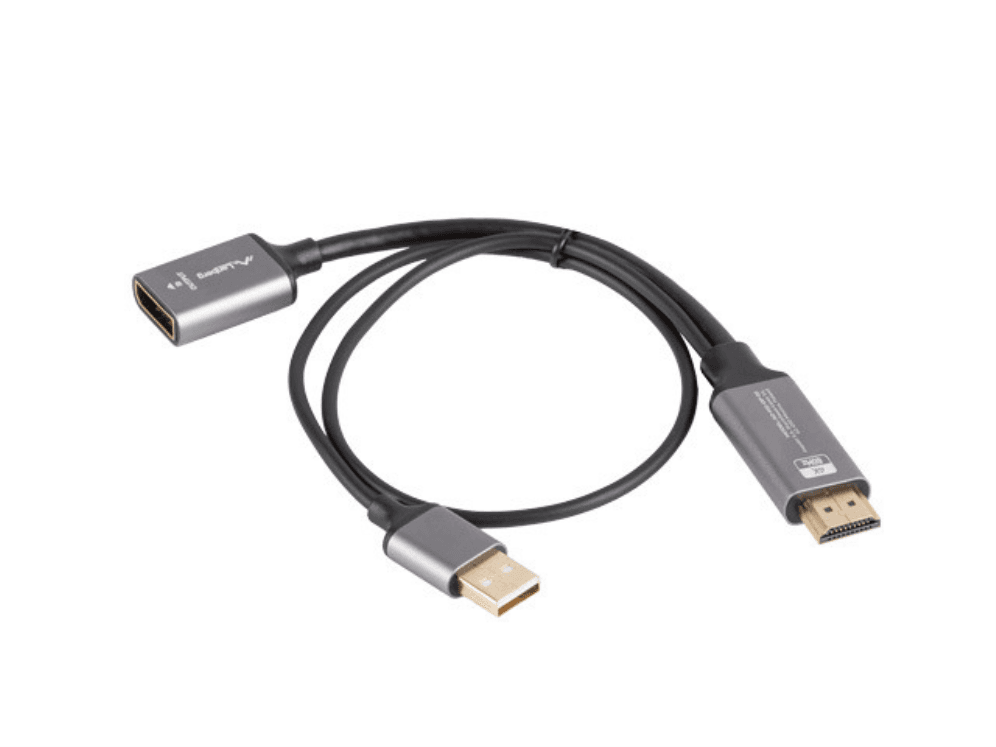 Adaptador Lanberg 4K HDMI Macho/DisplayPort Hembra 20cm — imagen 1