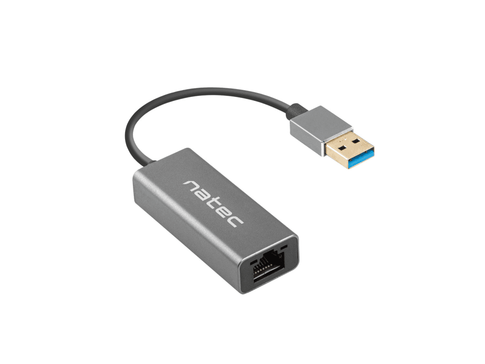 ADAPTADOR NATEC CRICKET USB 3.0 A ETHERNET RJ45 1GB — imagen 1