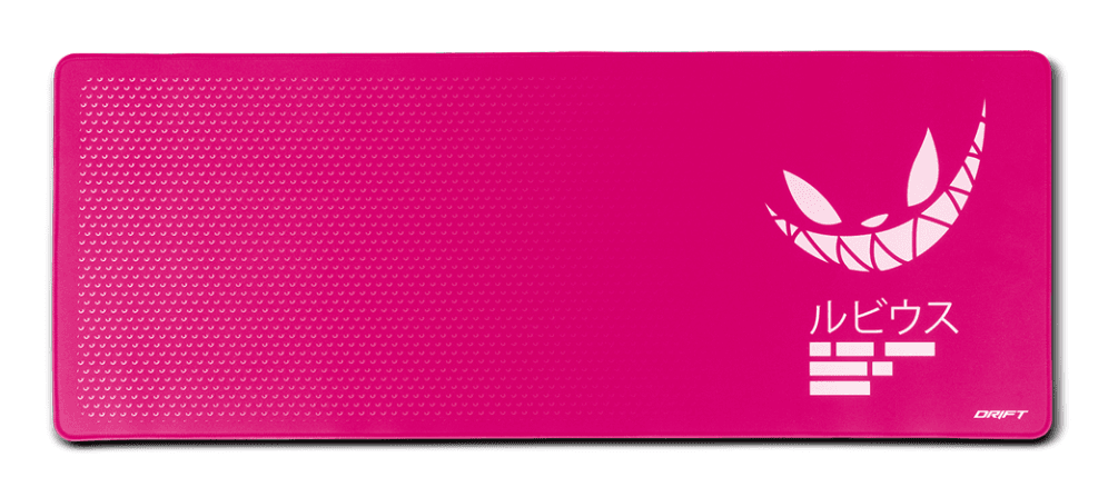 Alfombrilla Gaming Drift Edición Especial El Rubius Rosa XL 900X350X3mm — imagen 1