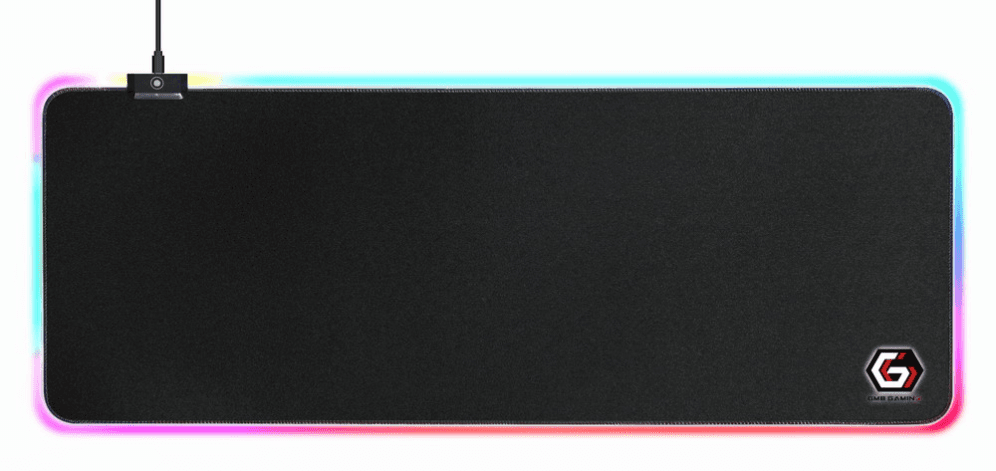 Alfombrilla Gaming Gembird Luz Led Negro L 800X300X4 RGB — imagen 1