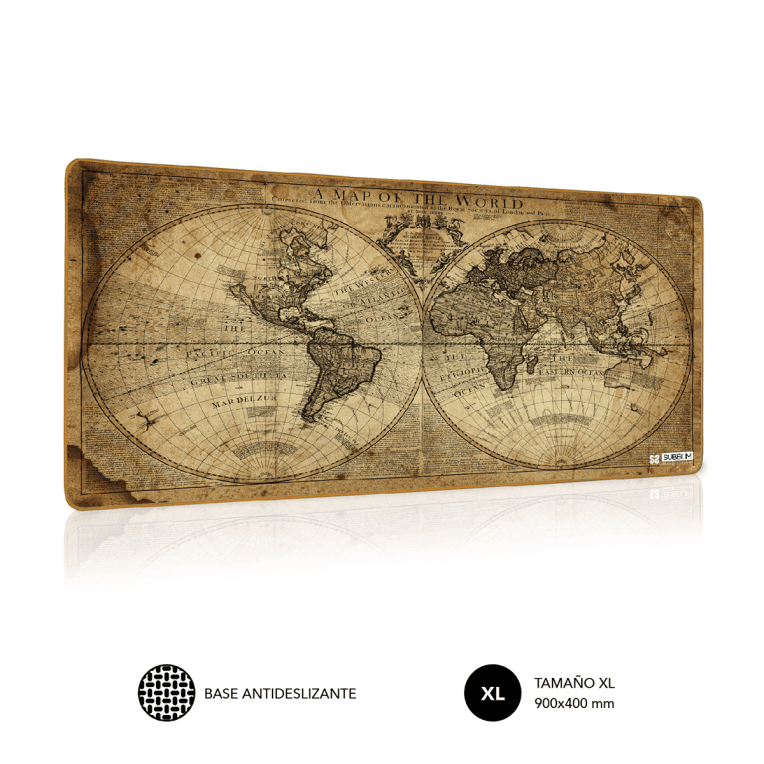 Alfombrilla Promo Vintage World XL Mouse Pad 900x400x3 — imagen 1
