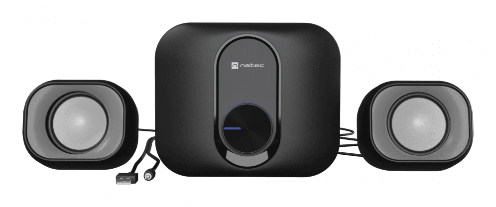 Altavoces Natec Pug 11W RMS Negro 2.1