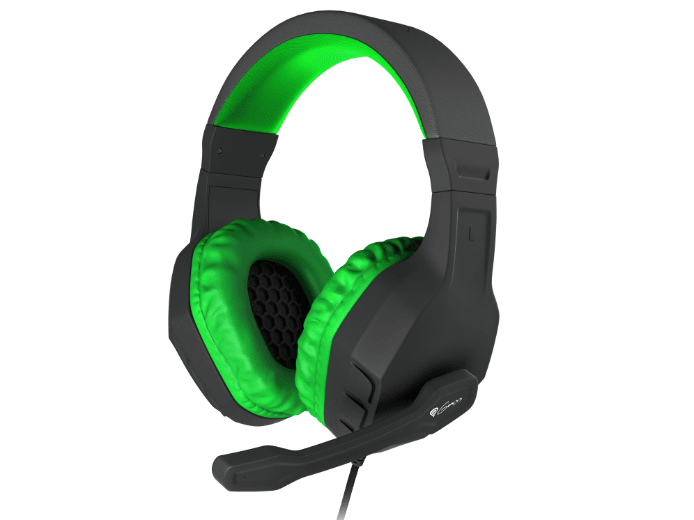 Auricular Gaming Genesis Argon 200 2.0 Mini Jack Negro-Verde — imagen 1