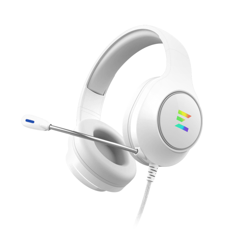Auricular Gaming Zalman ZM-HPS310 Blanco RGB — imagen 1