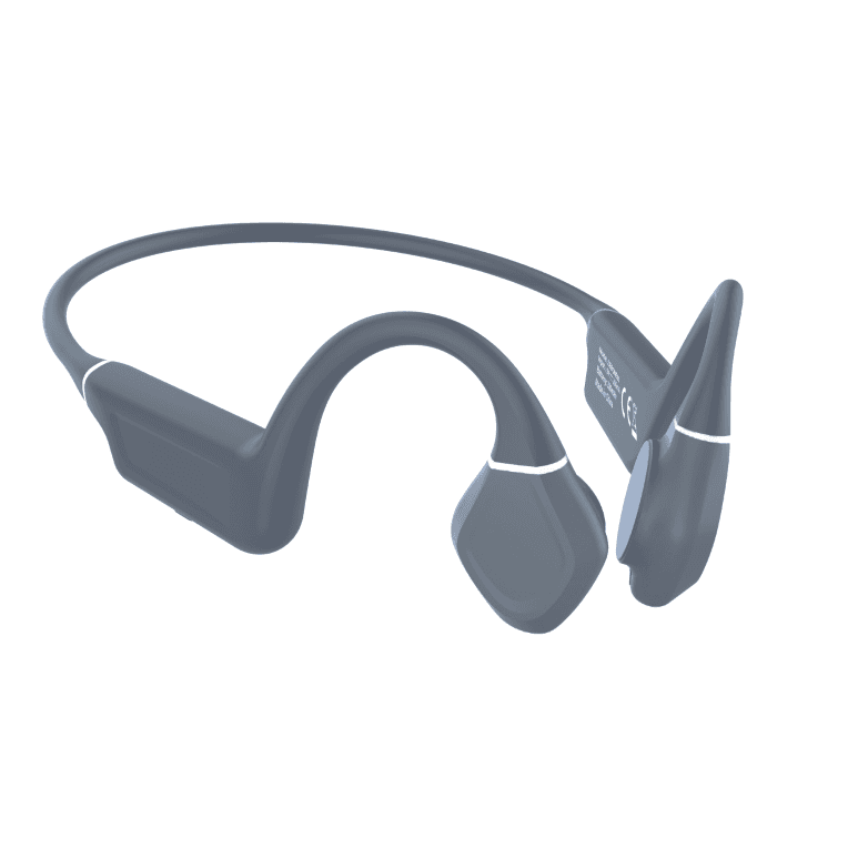Auricular Leotec Conduccion Osea Kuri Gris Bluetooth — imagen 1