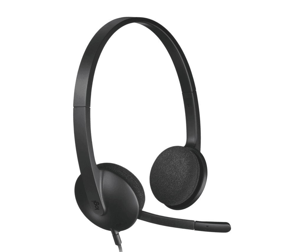 Auricular Logitech H340 Negro Microfono Alambrico USB — imagen 1
