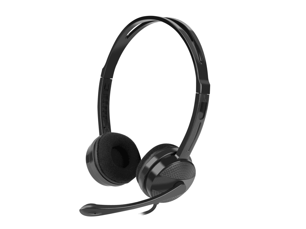 Auricular Natec Canary Go NSL-1665 Negro Microfono Alambrico Jack 3.5mm — imagen 1