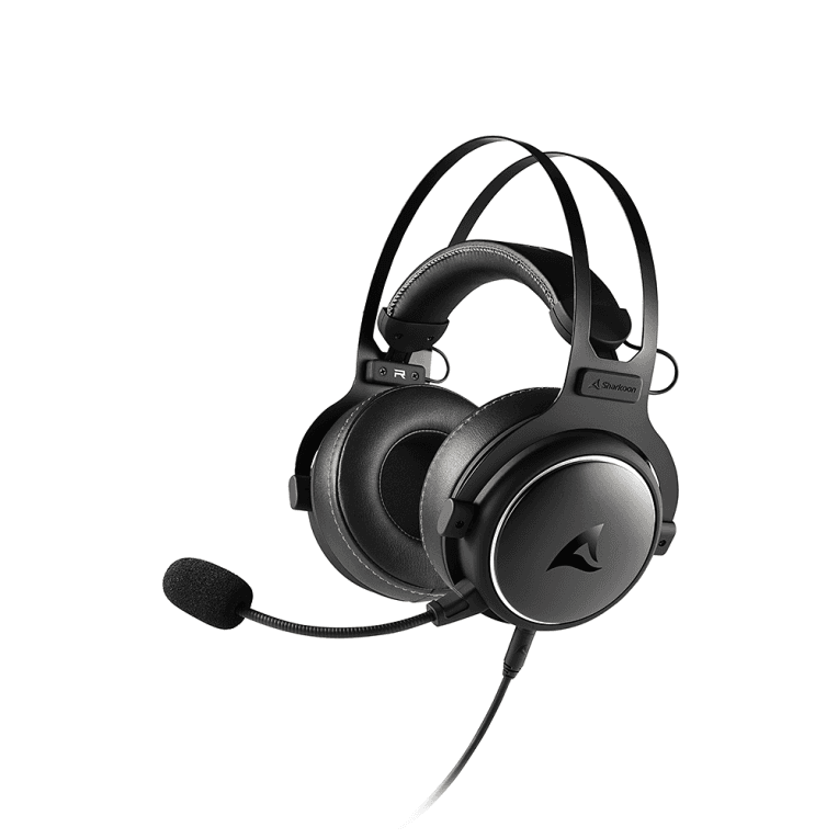 Auricular Sharkoon Skiller SGH50 Gaming Negro Microfono Alambrico — imagen 1
