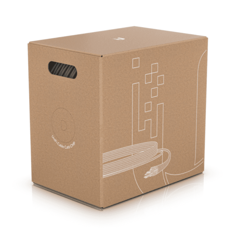 Bobina de Red Ubiquiti Networks 305M Cat6 Unifi UTP Plenum Cobre Interior Blanco — imagen 1