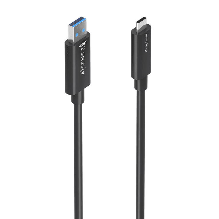 Cable Aisens USB 3.2 Gen2x1 10Gbps AOC Datos USB-A/M-USB-C/M 15m — imagen 1