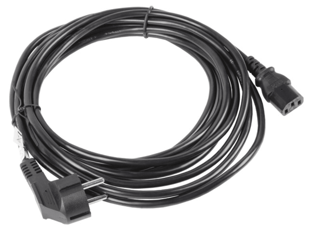 Cable Alargador Lanberg Schuko CEE 7/7 a IEC320 C13 10m — imagen 1