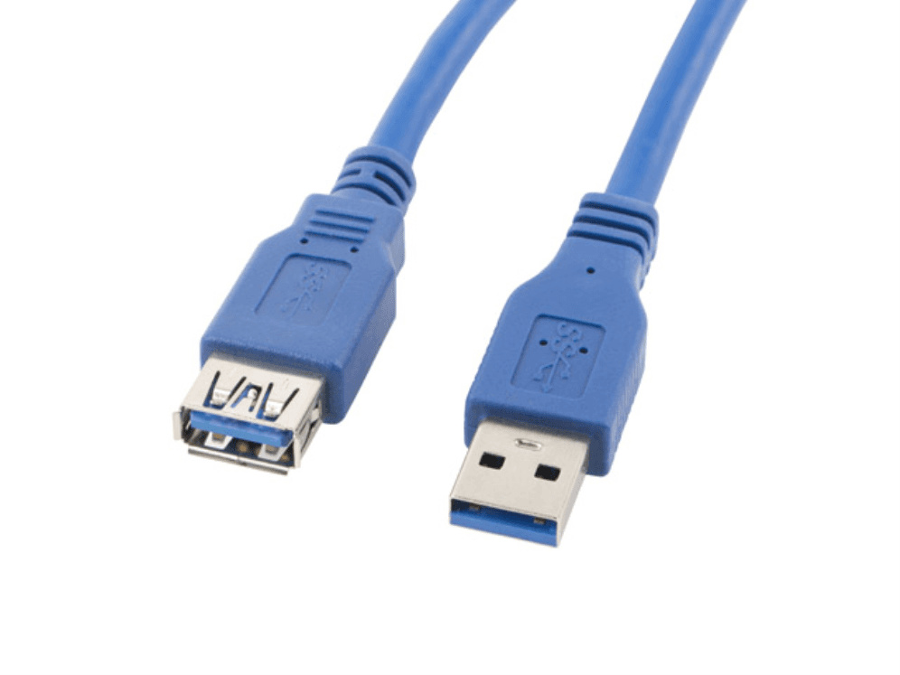 Cable Alargador USB 3.0 Lanberg Macho a Hembra 3m Azul — imagen 1