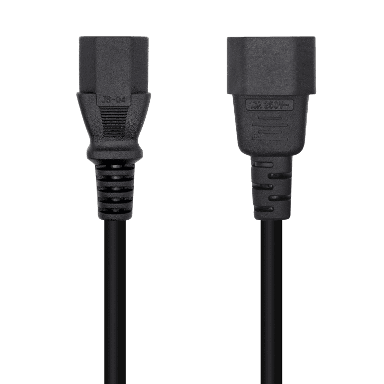 Cable de Alimentación Aisens CPU C13/H-C14/M Negro 3mts — imagen 1