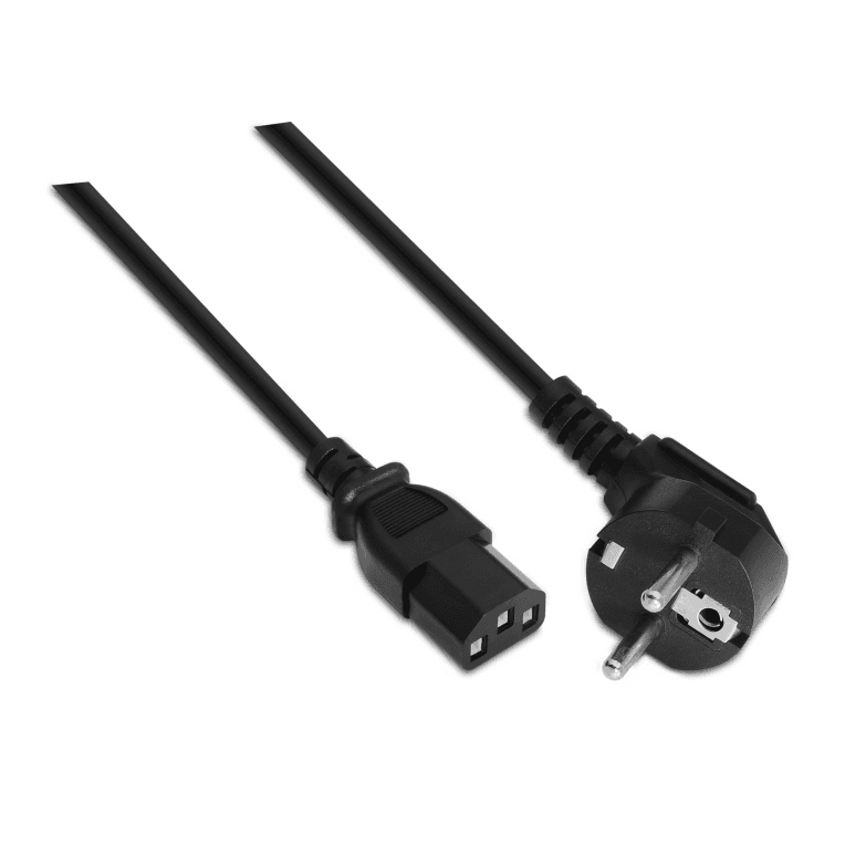 Cable de Alimentación Aisens CPU CEE7/M-C13/H Negro 3mts — imagen 1