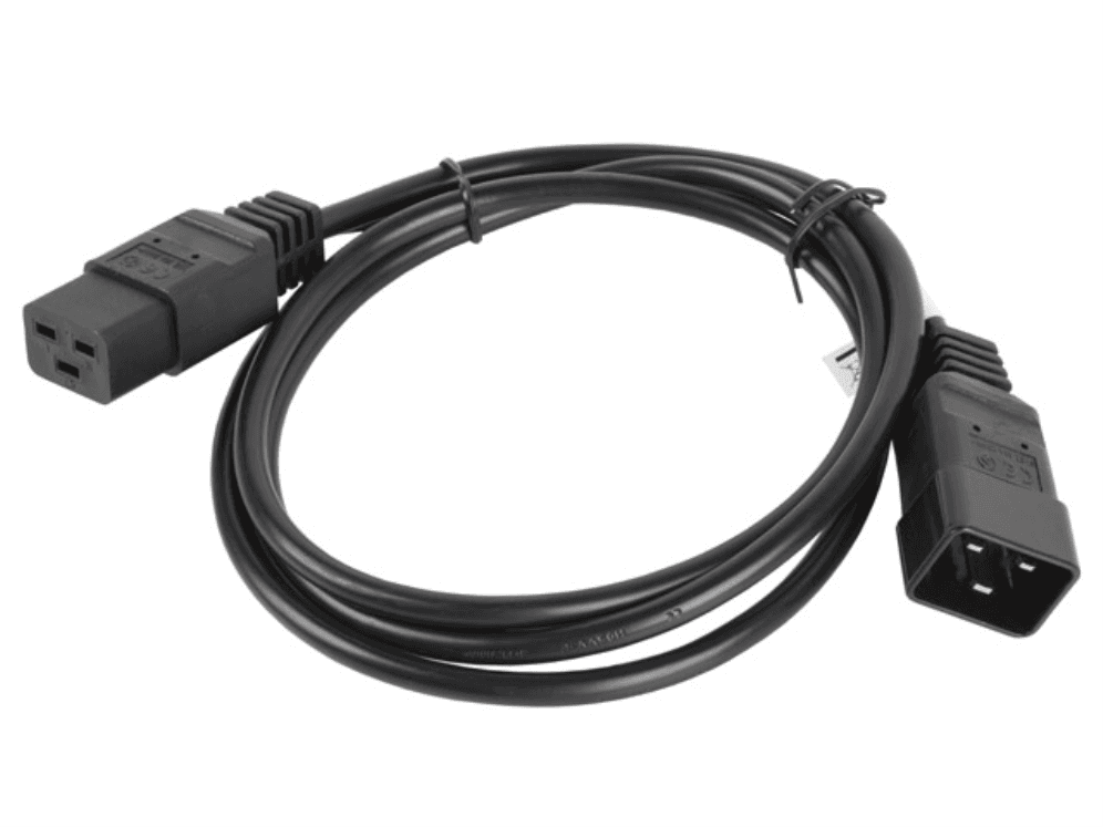 Cable de Alimentación Lanberg IEC320 C19 a IEC320 C20 VDE 1.8M — imagen 1