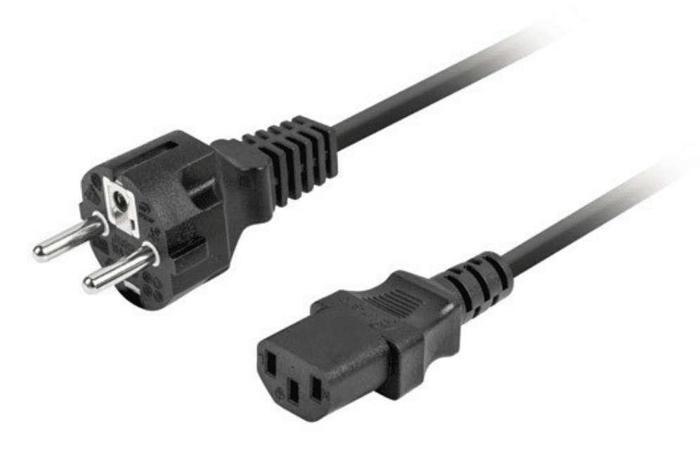 Cable de Alimentación Lanberg Schuko CEE 7/7 a IEC320 C13 1.8M Recto — imagen 1