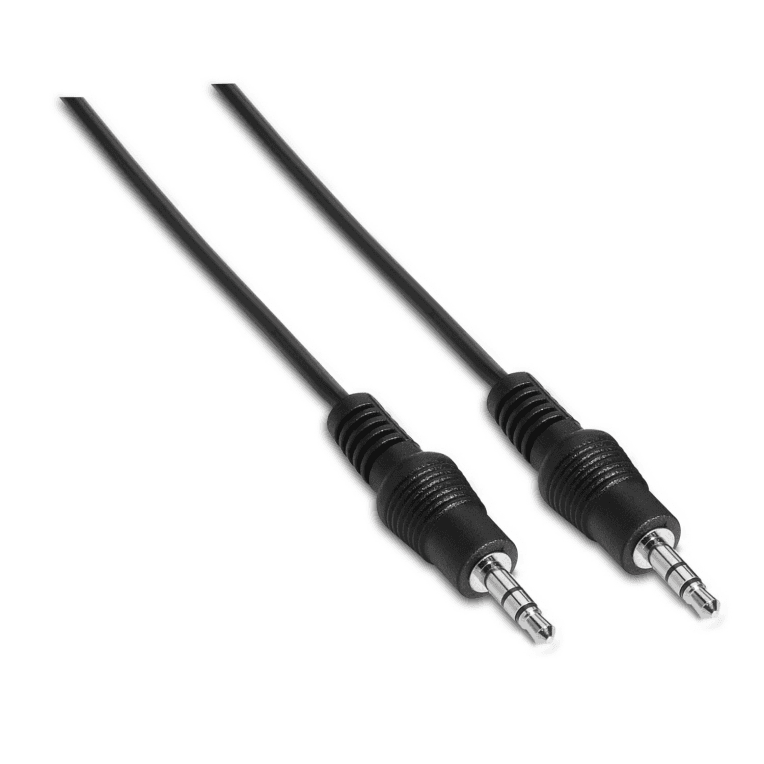 Cable de Audio Aisens Estereo Jack 3.5 M-Jack 3.5 M Negro 10m — imagen 1