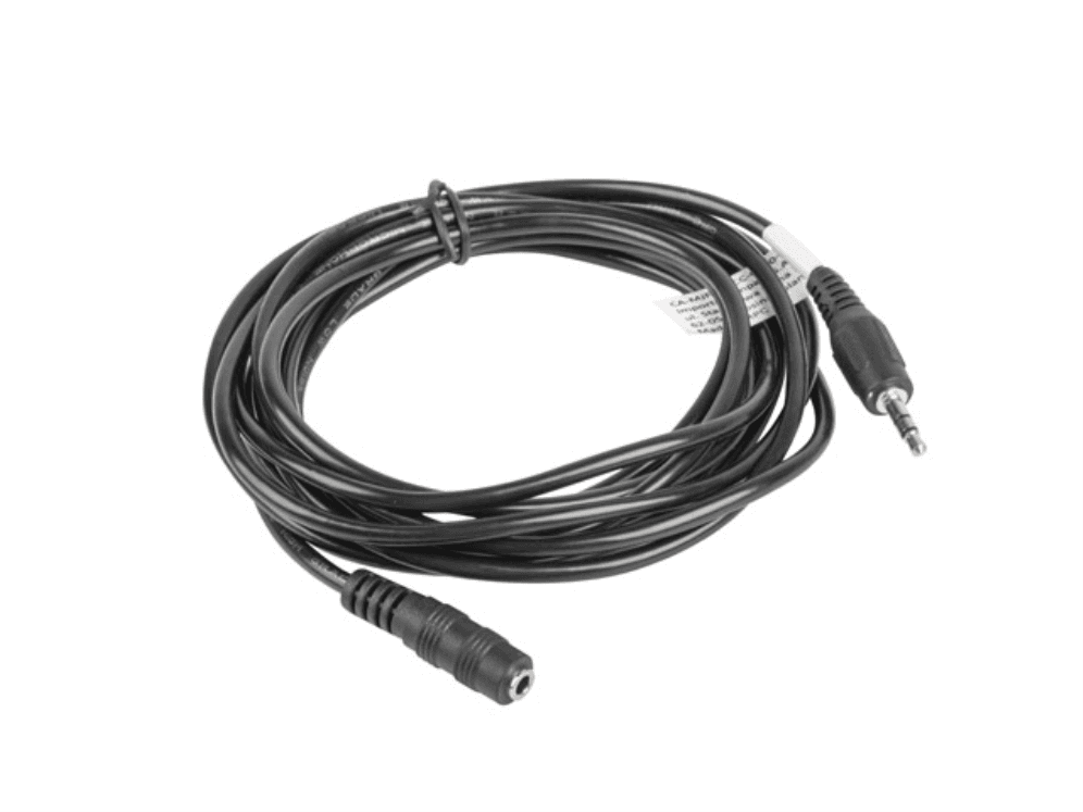 Cable de Audio Lanberg CA-MJFJ-10CC-0030-BK Estereo Jack 3.5mm Macho a Jack 3.5mm Hembra 3m Negro — imagen 1
