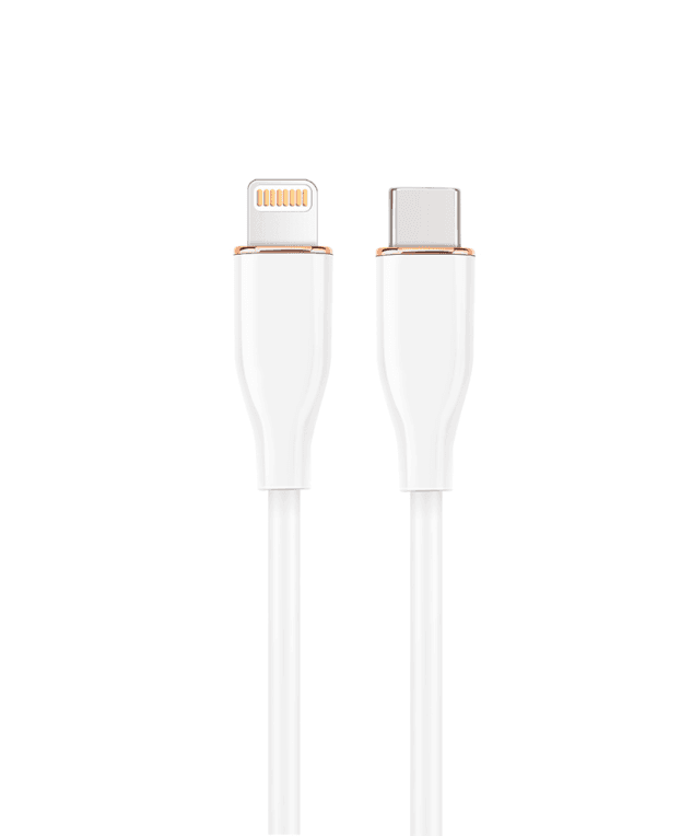 CABLE DE CARGA Y DATOS GEMBIRD USB TIPO-C A 8 CLAVIJAS 1,5 M BLANCO — imagen 1
