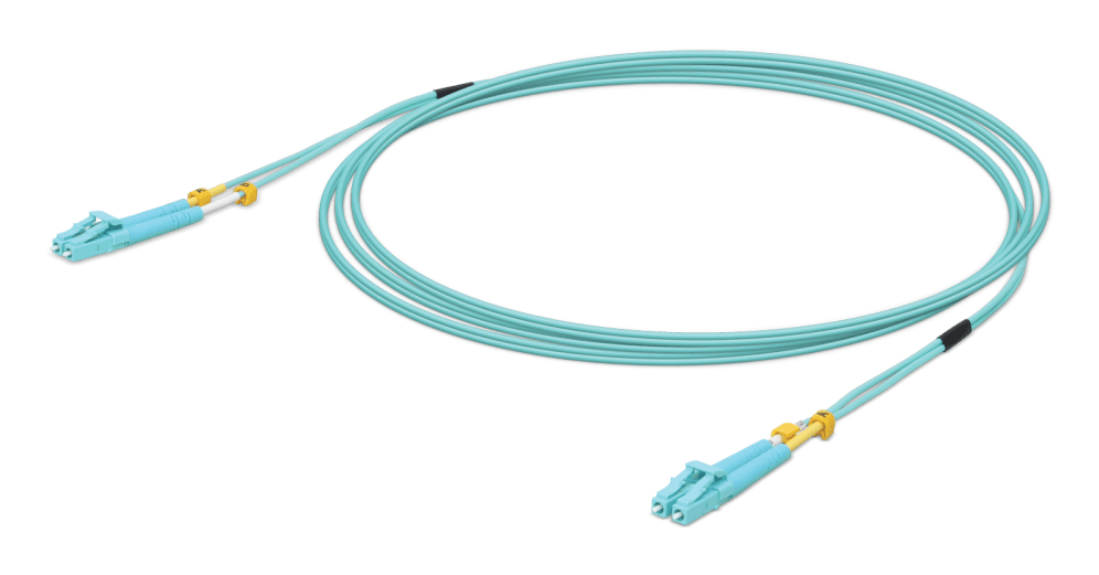 Cable de Fibra Óptica Ubiquiti Networks 3m Lc-Lc Duplex Om3 10 Gbps — imagen 1