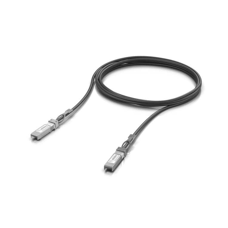 Cable de Fibra Óptica Ubiquiti UACC-DAC-SFP28-3M Direct Attach SFP+ 25G 3M — imagen 1