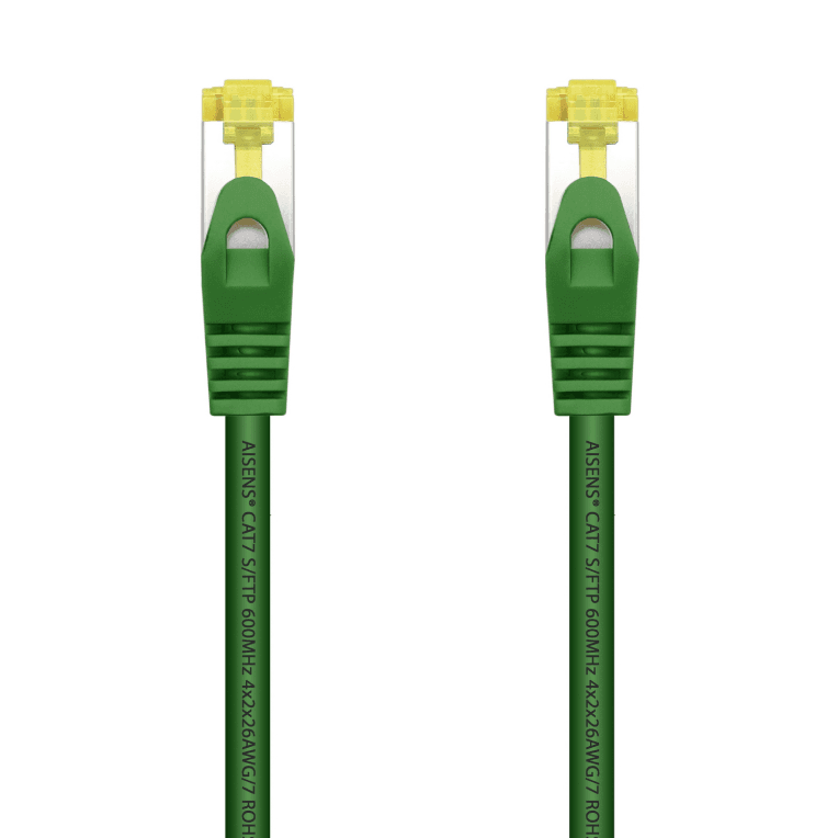 Cable de Red Aisens Latiguillo RJ45 LSZH Cat.7 SFTP PIMF 2.0m Verde — imagen 1