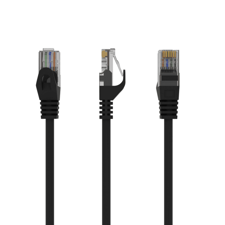 Cable de Red Gembird Cat 6 UTP Negro 3m PP6U-3M/BK — imagen 1