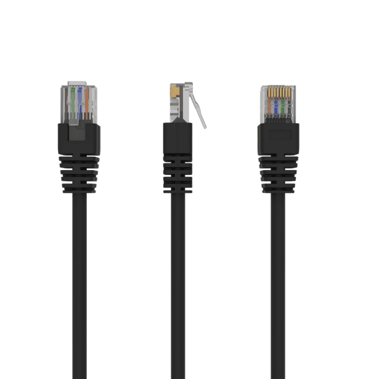 Cable de Red Gembird PP12-2M/BK UTP CAT5E 2M Negro — imagen 1