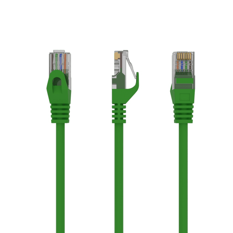 Cable de Red Gembird PP6U 0.25M Verde Cat6 UTP — imagen 1