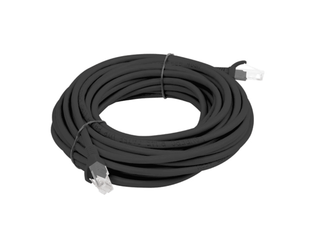 Cable de Red Lanberg Latiguillo Cat.6 UTP 5M Negro Fluke Passed — imagen 1