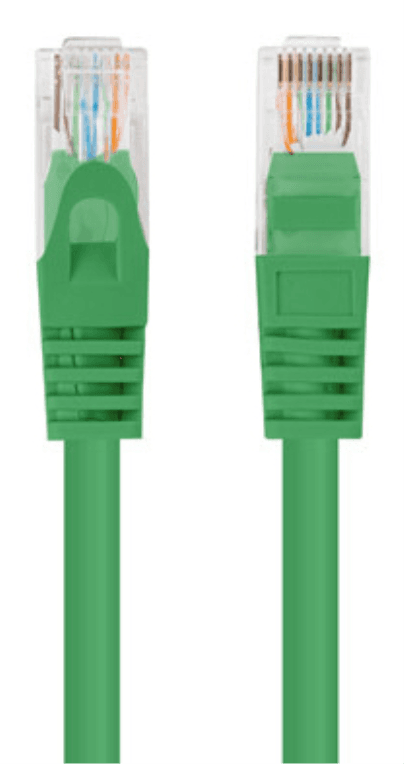 Cable de Red Lanberg Latiguillo Cat.6 UTP 7.5m Verde Fluke Passed — imagen 1
