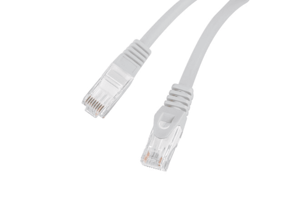 Cable de Red Lanberg Latiguillo Cat.6 UTP LSZH Cu 3M Gris Fluke Passed — imagen 1