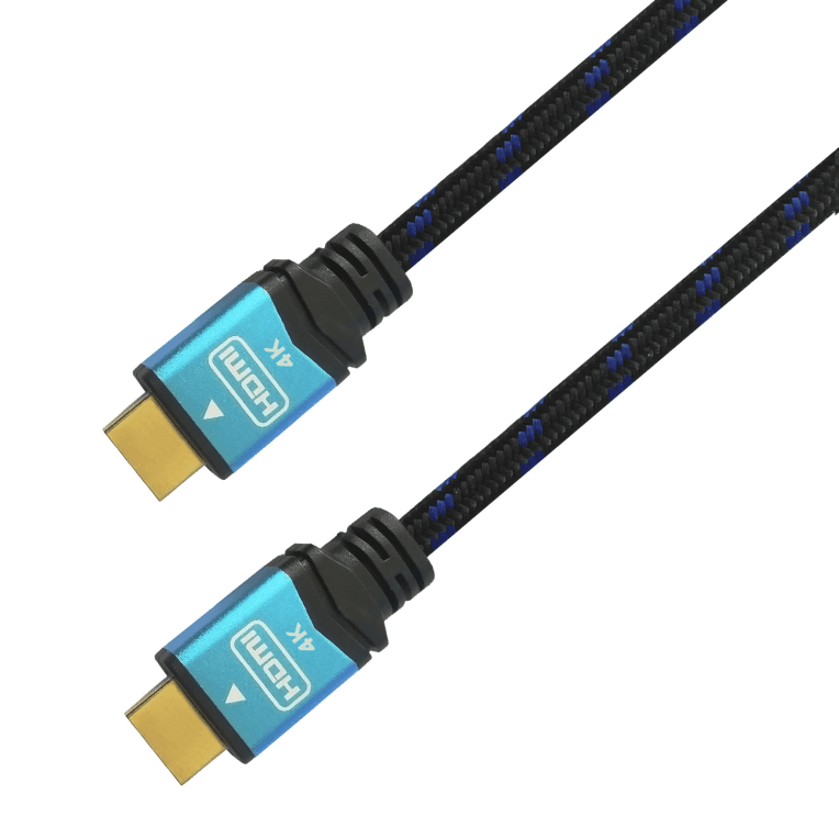 Cable HDMI Aisens A120-0360 V2.0 Premium 4K60Hz 18Gbps A/M-A/M 10M Negro Azul — imagen 1