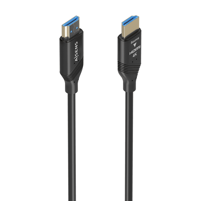 Cable Hdmi Aisens V2.0 Optico Activo AOC 4K60Hz 18Gbps A/M-A/M 10M Negro 1 — imagen 1