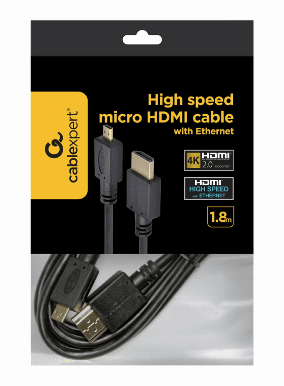 Cable Hdmi Gembird A Hdmi Micro Macho Macho V1.3 1.8M — imagen 1