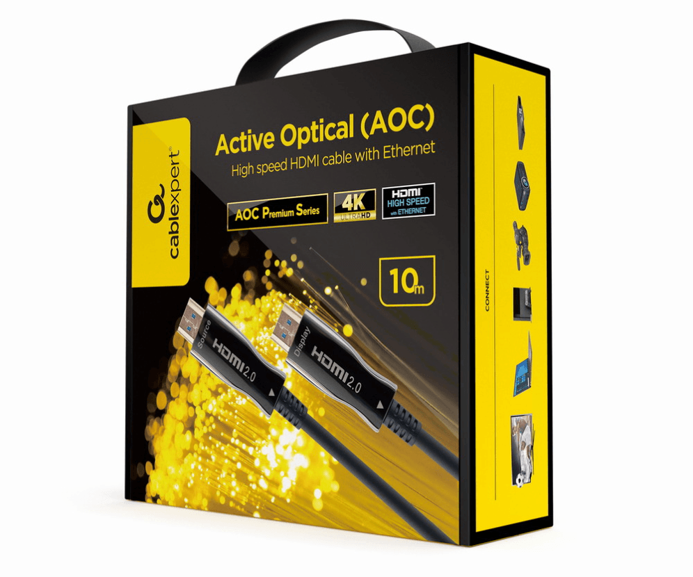 Cable HDMI Gembird Optica Activa AOC Con Ethernet 10m — imagen 1