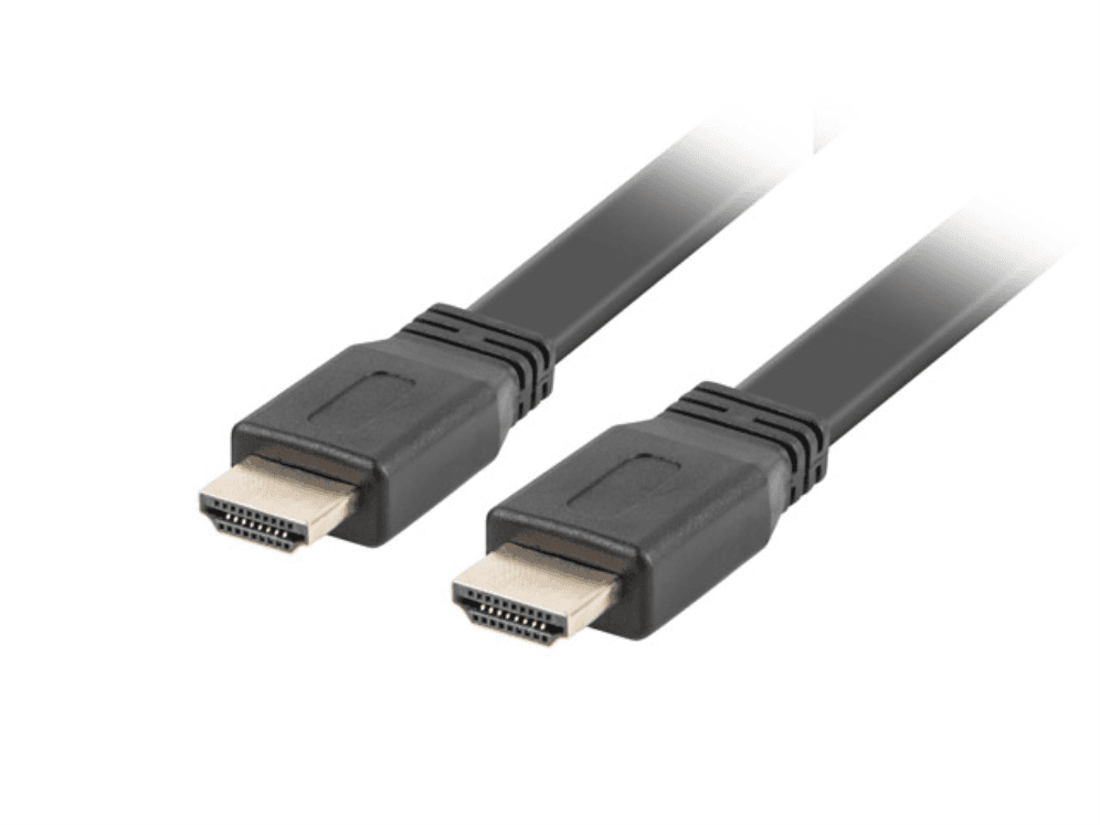 Cable Hdmi Lanberg Macho Macho V2.0 4K Plano 1.8M Negro — imagen 1