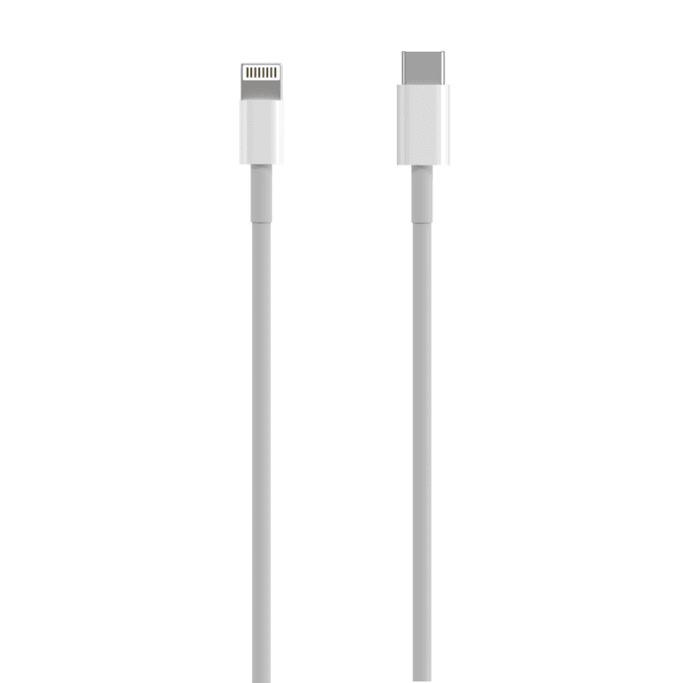 Cable Lightning Aisens USB 2.0 M-USB-C/M PD Blanco 0.5M — imagen 1