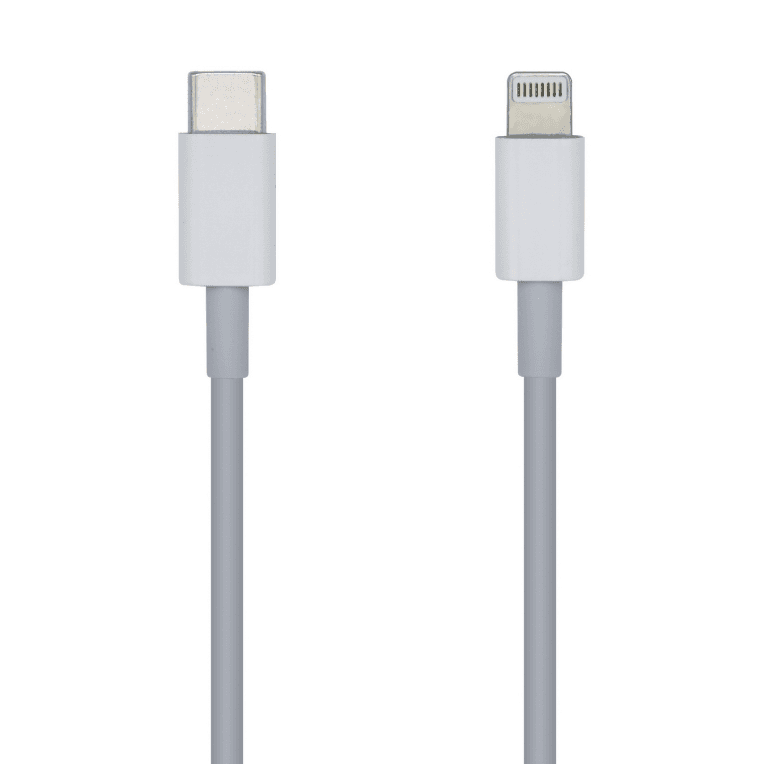 Cable Lightning Aisens USB-C A Lightning PD 2A Blanco 1.0M — imagen 1