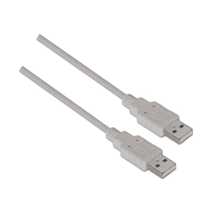 Cable o Adaptador USB Aisens USB 2.0 Tipo A/M-A/M Beige 1.0M — imagen 1