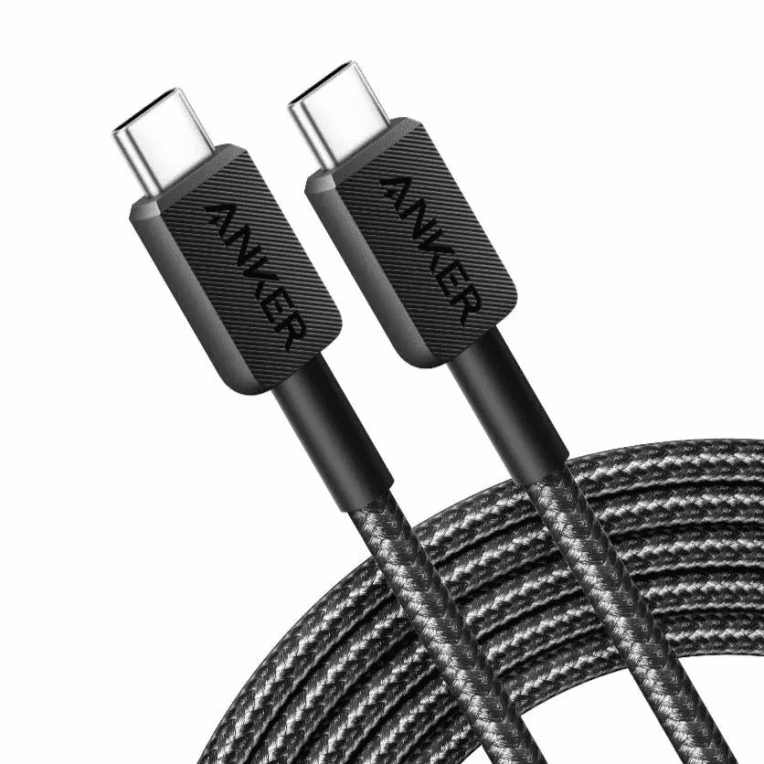 Cable o Adaptador USB Anker 322 USB-C to USB-C Cable 0.9m Trenzado — imagen 1