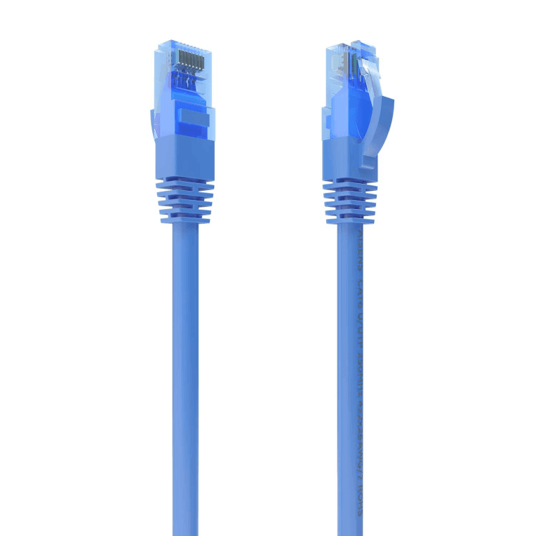 CABLE RED AISENS LATIGUILLO RJ45 CAT.6 UTP AWG26 CCA AZUL 1.0M — imagen 1